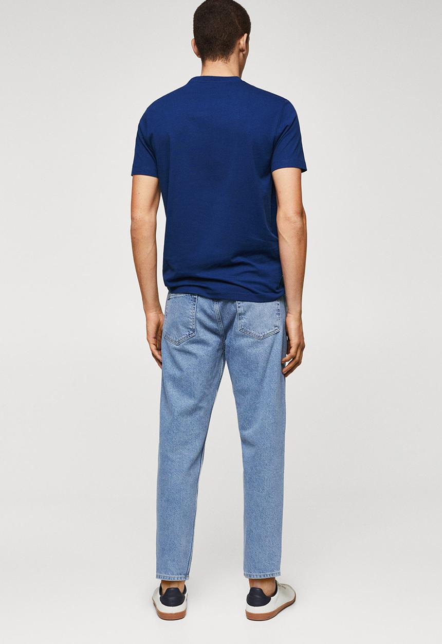 MANGO - T-shirt cherlo - blue