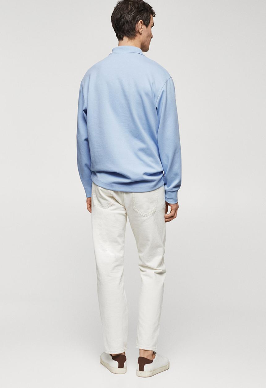 MANGO - Polo shirt peteb - sky-blue