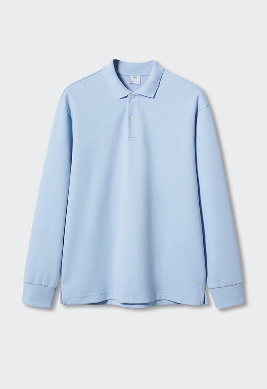 MANGO - Polo shirt peteb - sky-blue