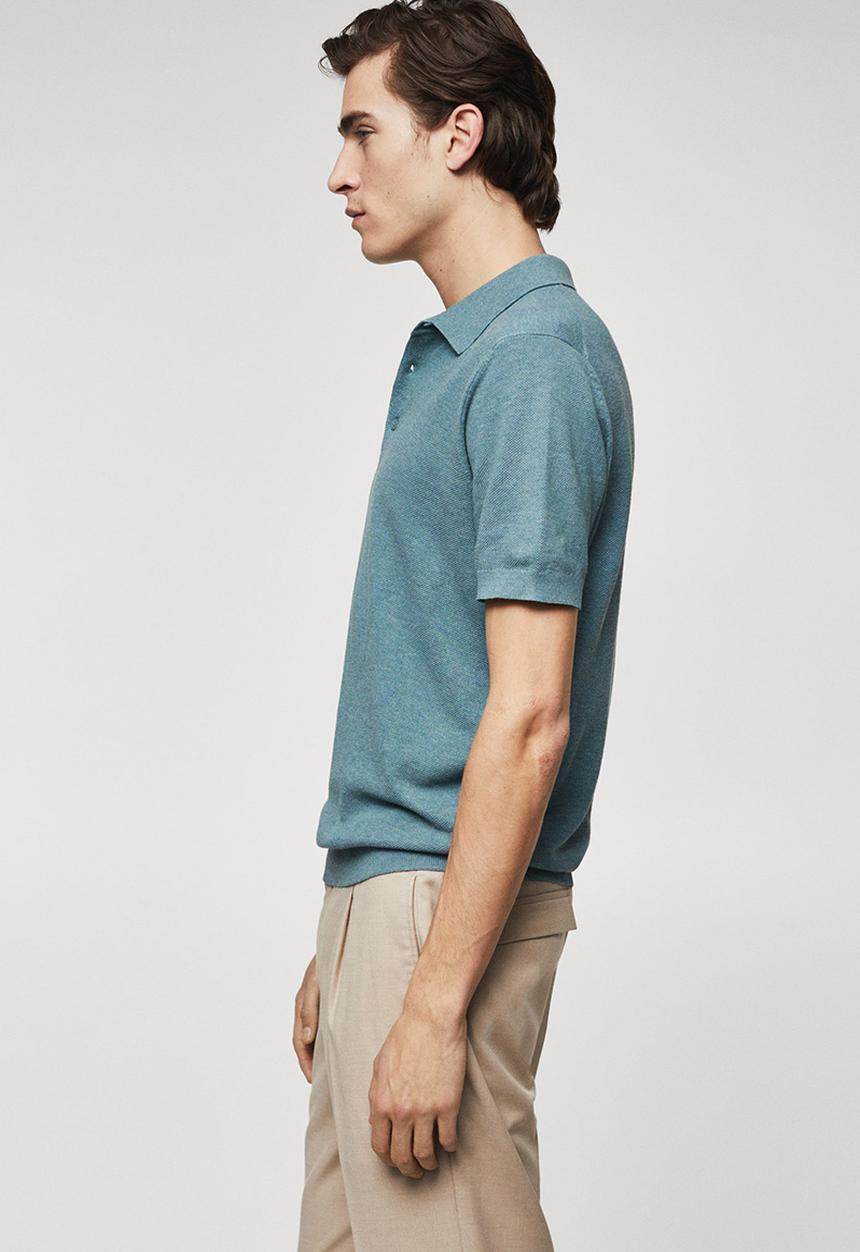 MANGO - Polo shirt andrew - turquoise