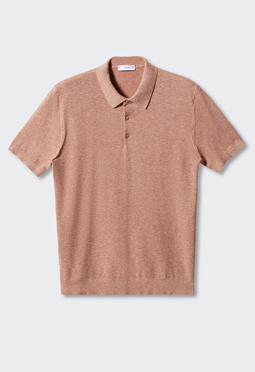 MANGO - Polo shirt andrew - copper