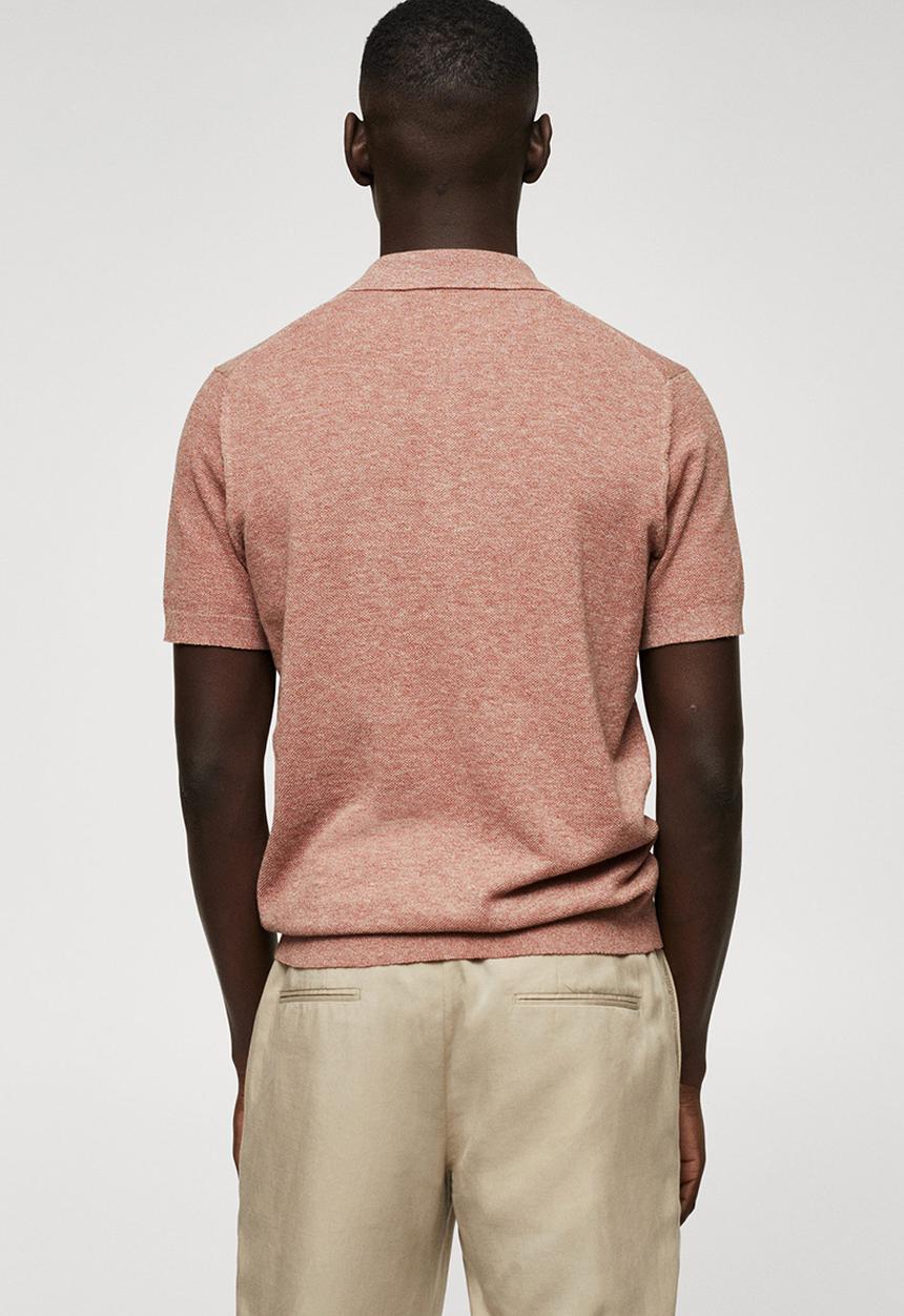 MANGO - Polo shirt andrew - copper