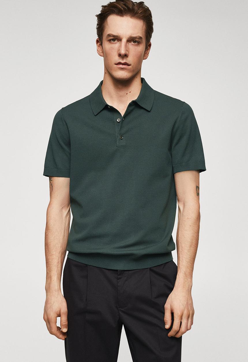 MANGO - Polo shirt arraona - dark green 