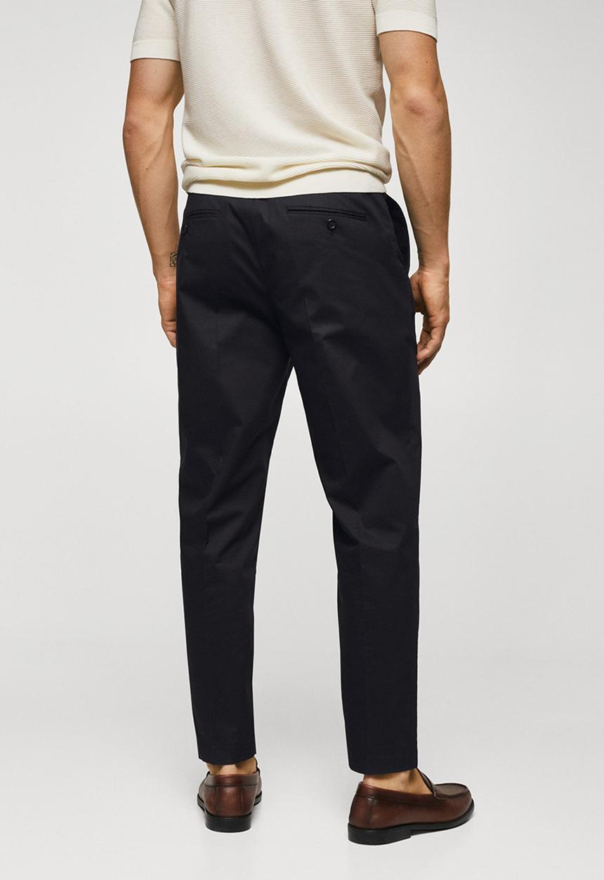 MANGO - Trousers jon - navy 