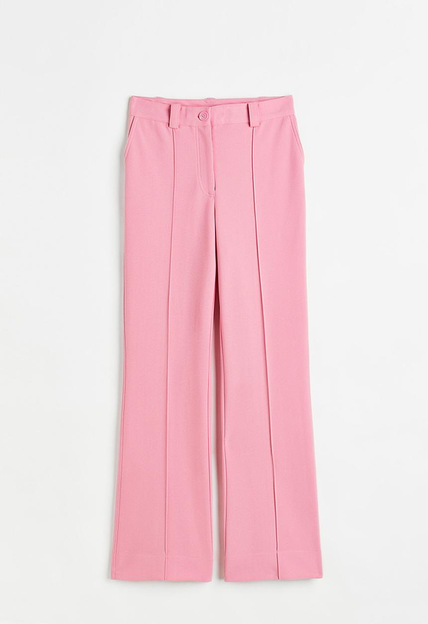 H&M - Tailored trousers - light pink 