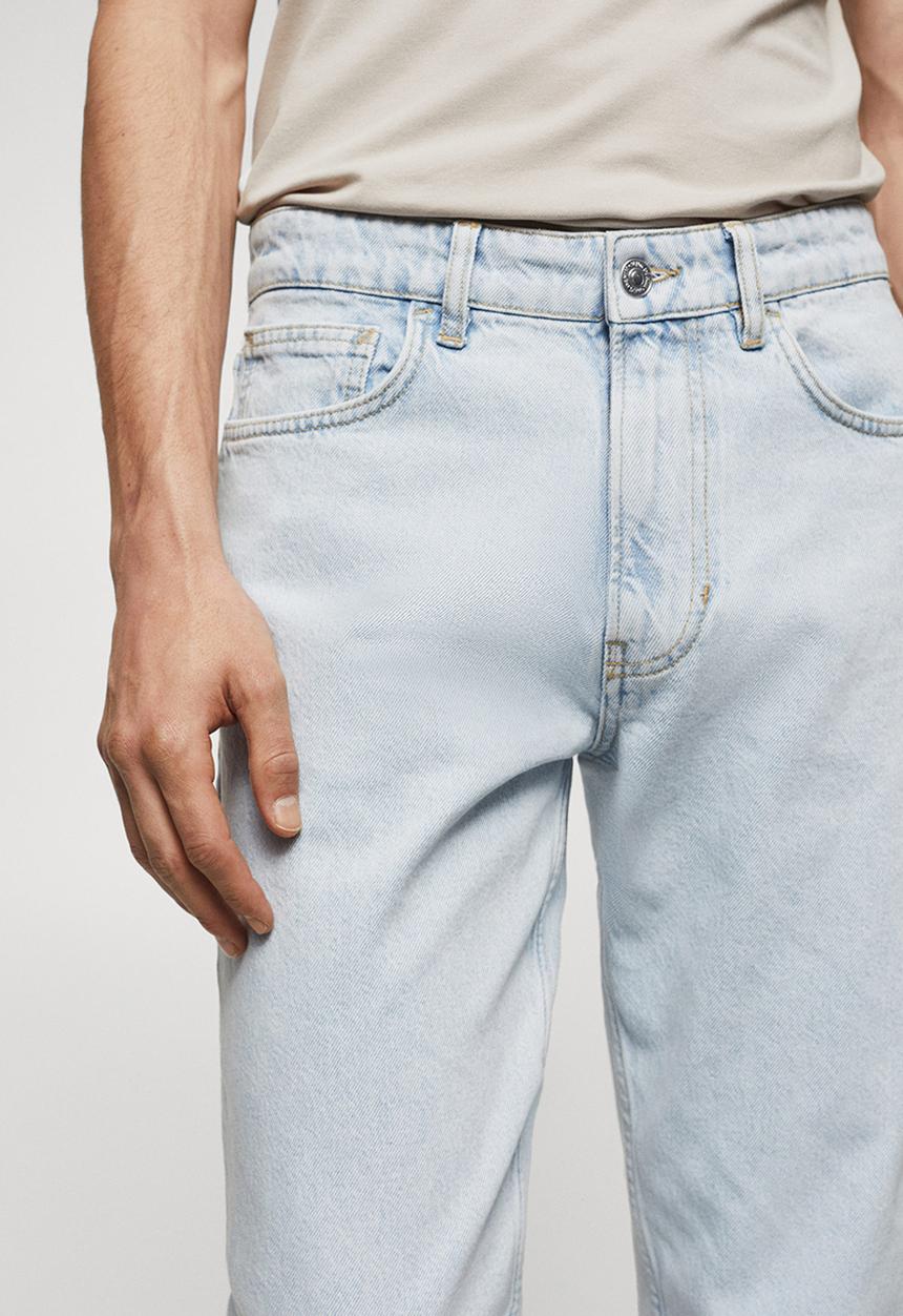 MANGO - Jeans san - bleach blue