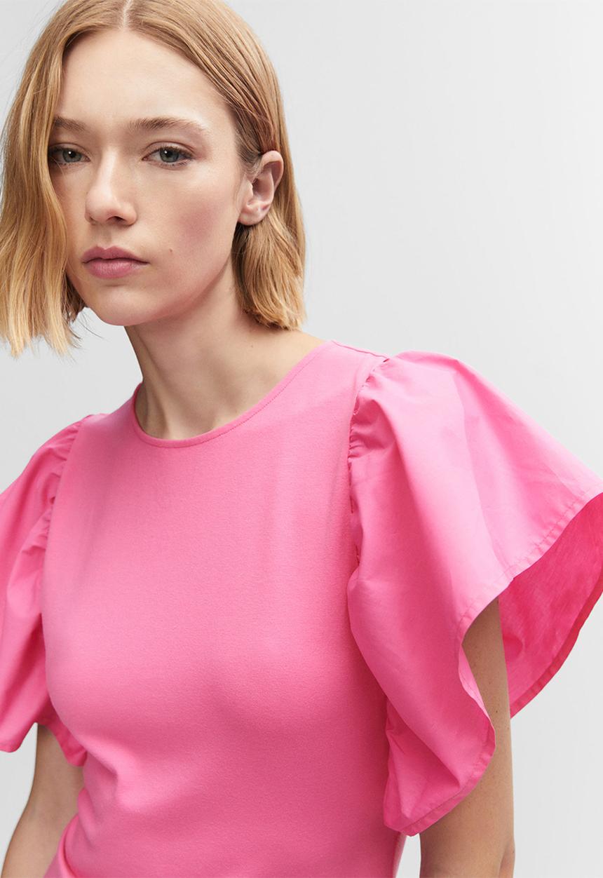 MANGO - Dress codina - bright pink