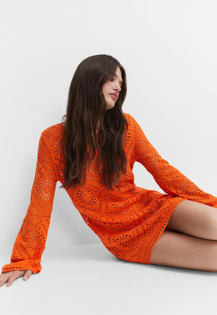 MANGO - Dress matres - orange