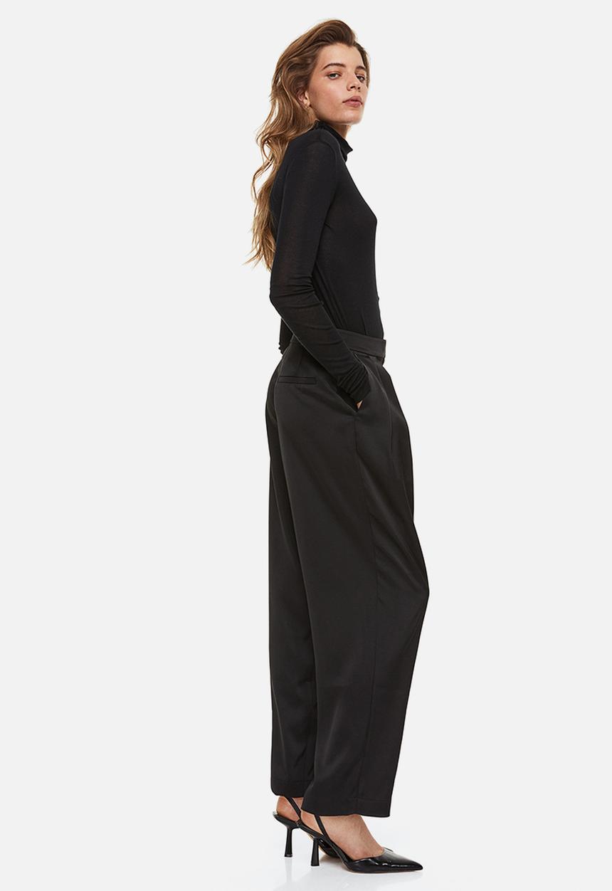 H&M - Tailored trousers - black