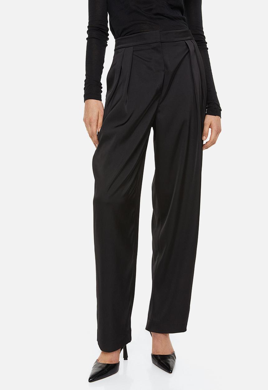 H&M - Tailored trousers - black