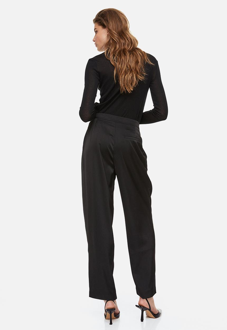 H&M - Tailored trousers - black
