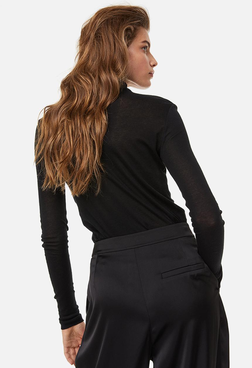 H&M - Tailored trousers - black
