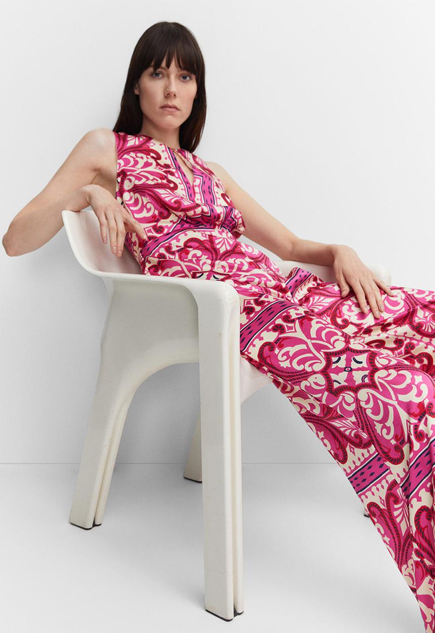MANGO - One-piece suit pinkie - bright pink