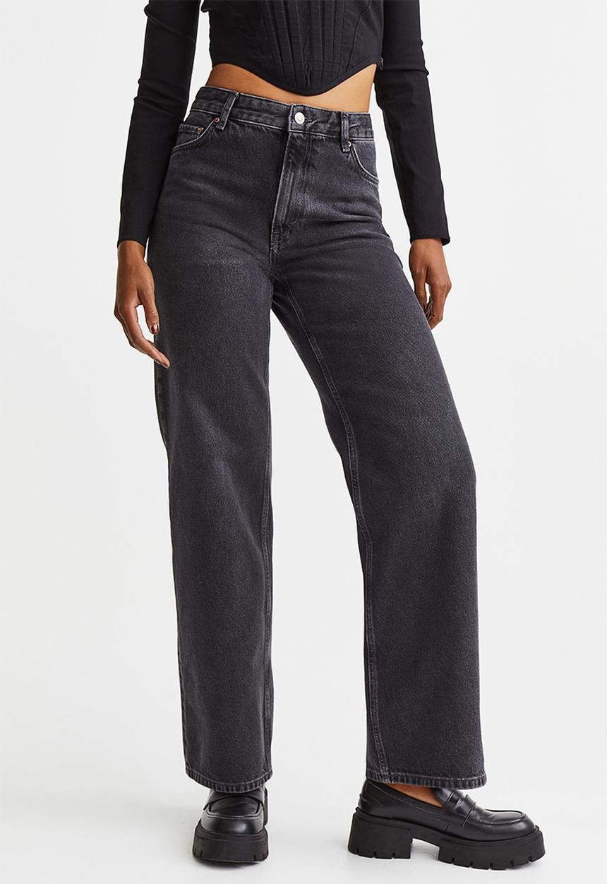 H&M - Straight regular jeans - dark grey