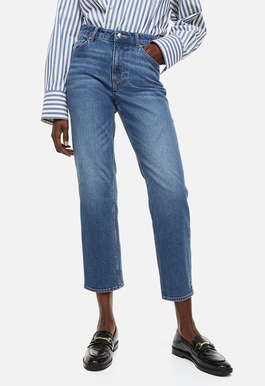 H&M - Slim regular ankle jeans - denim blue