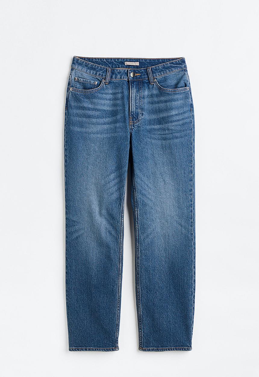 H&M - Slim regular ankle jeans - denim blue