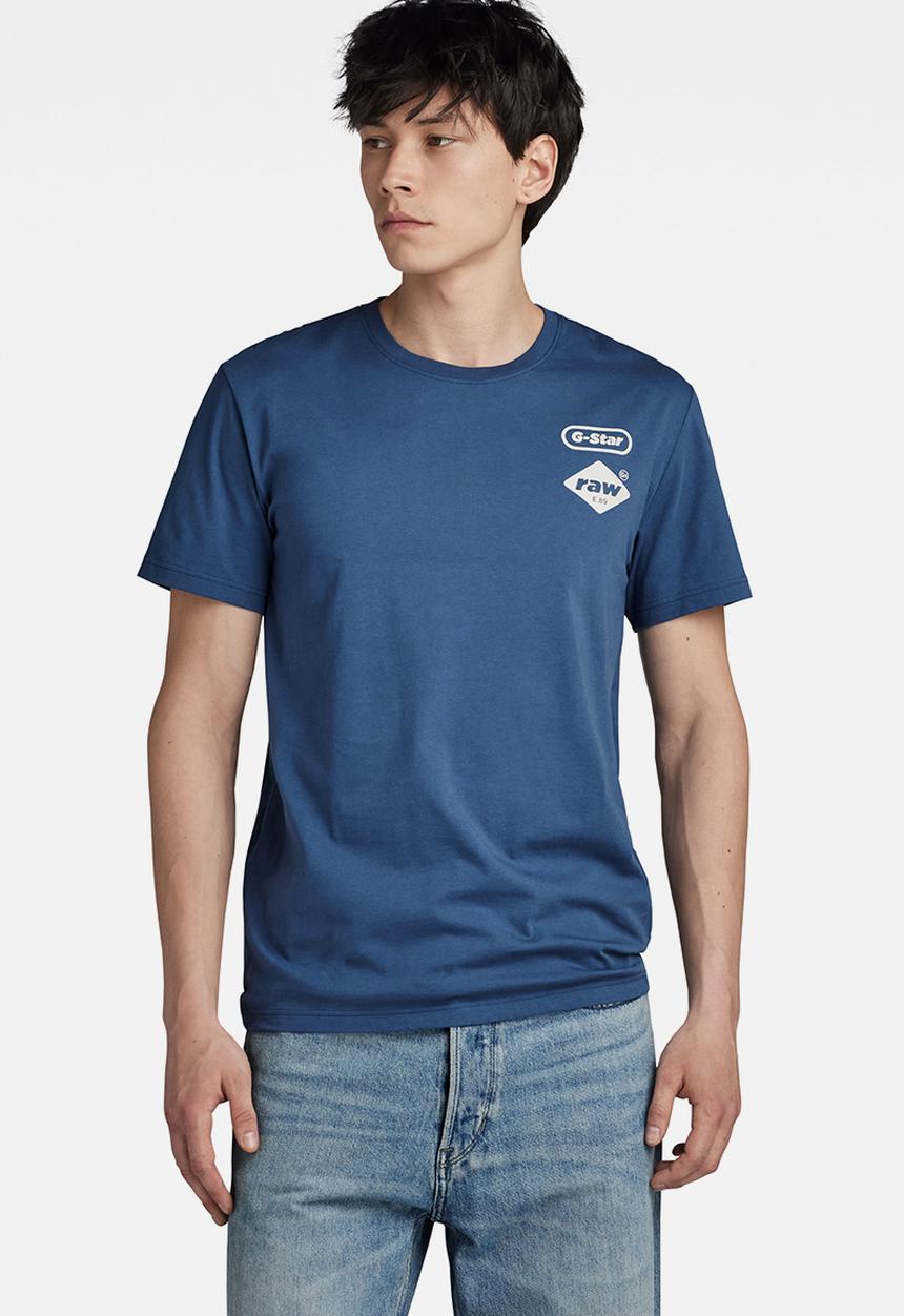 G-STAR - Chest gr r t Compact jersey o - rank blue