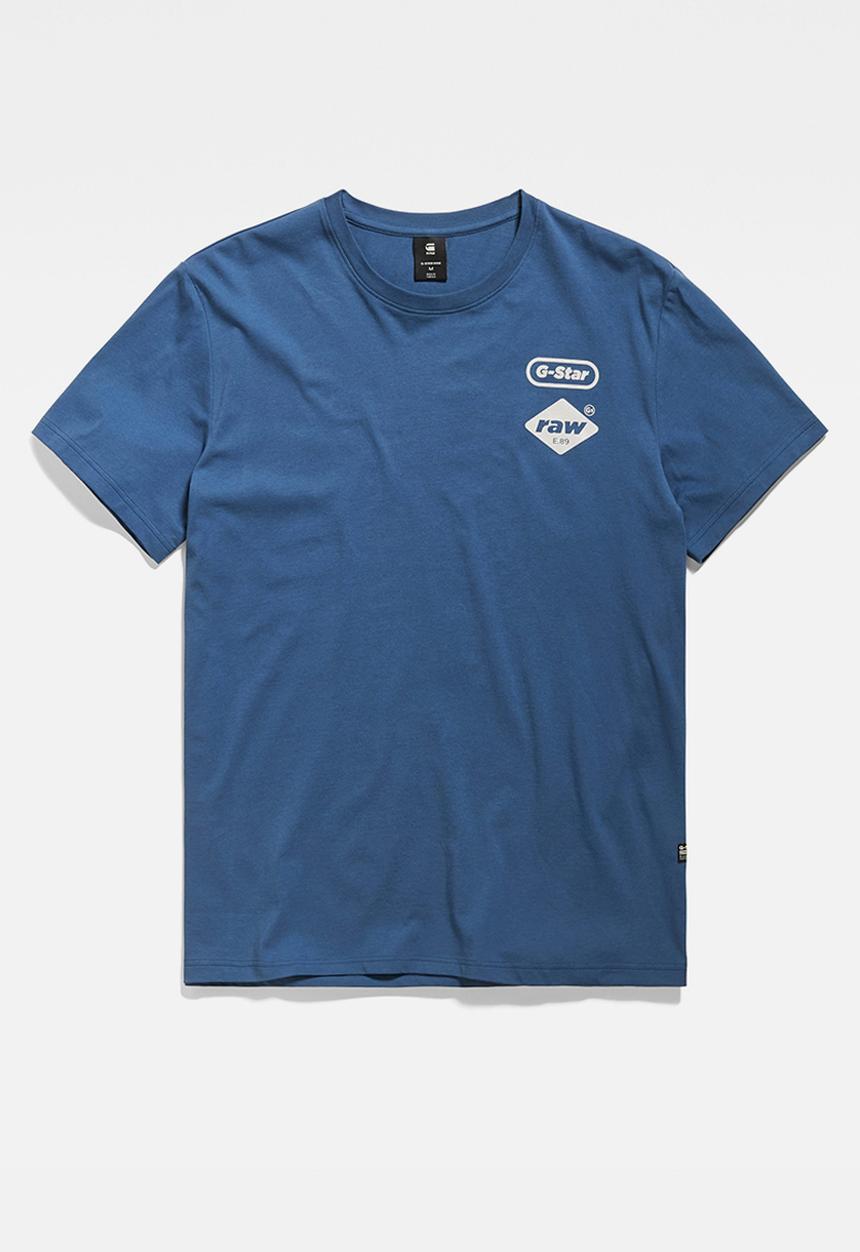 G-STAR - Chest gr r t Compact jersey o - rank blue