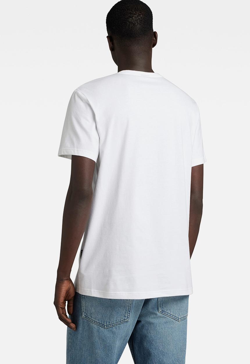 G-STAR - Old skool originals r t Compact jersey o - white