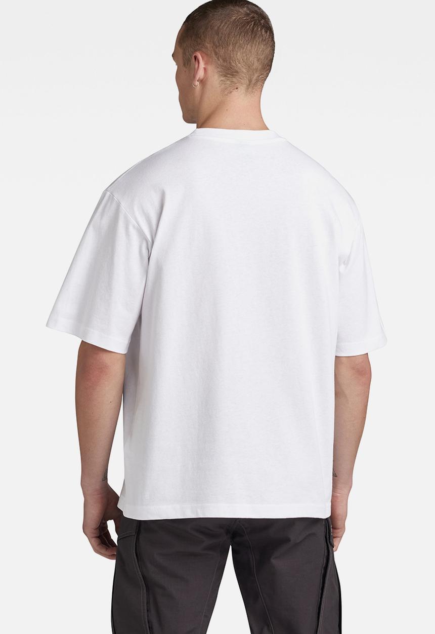 G-STAR - Boxy base 2.0 r t Dry jersey o - white