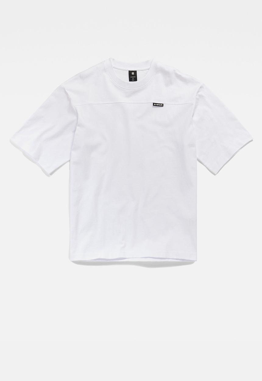 G-STAR - Boxy base 2.0 r t Dry jersey o - white