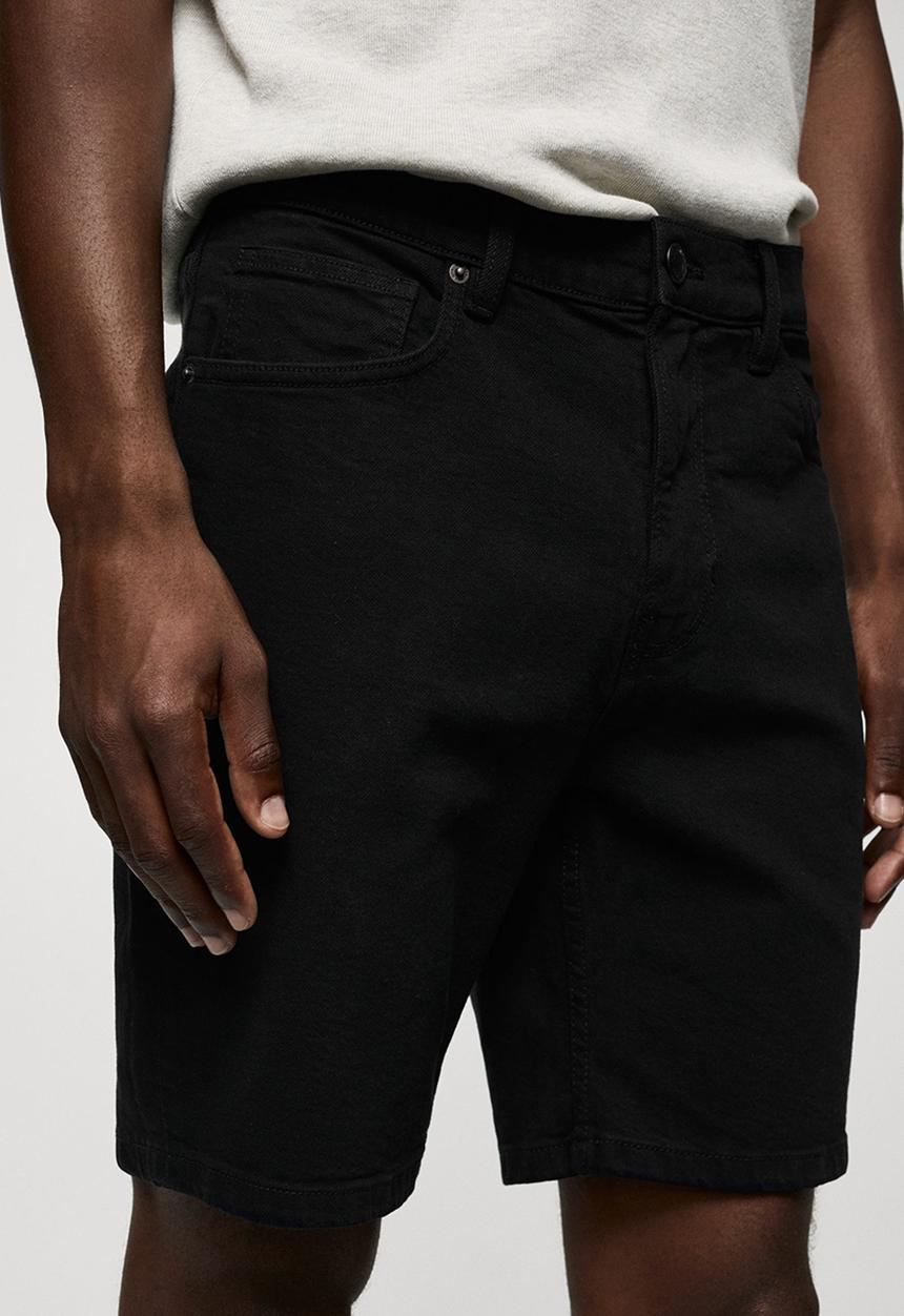MANGO - Bermuda shorts jarod - black