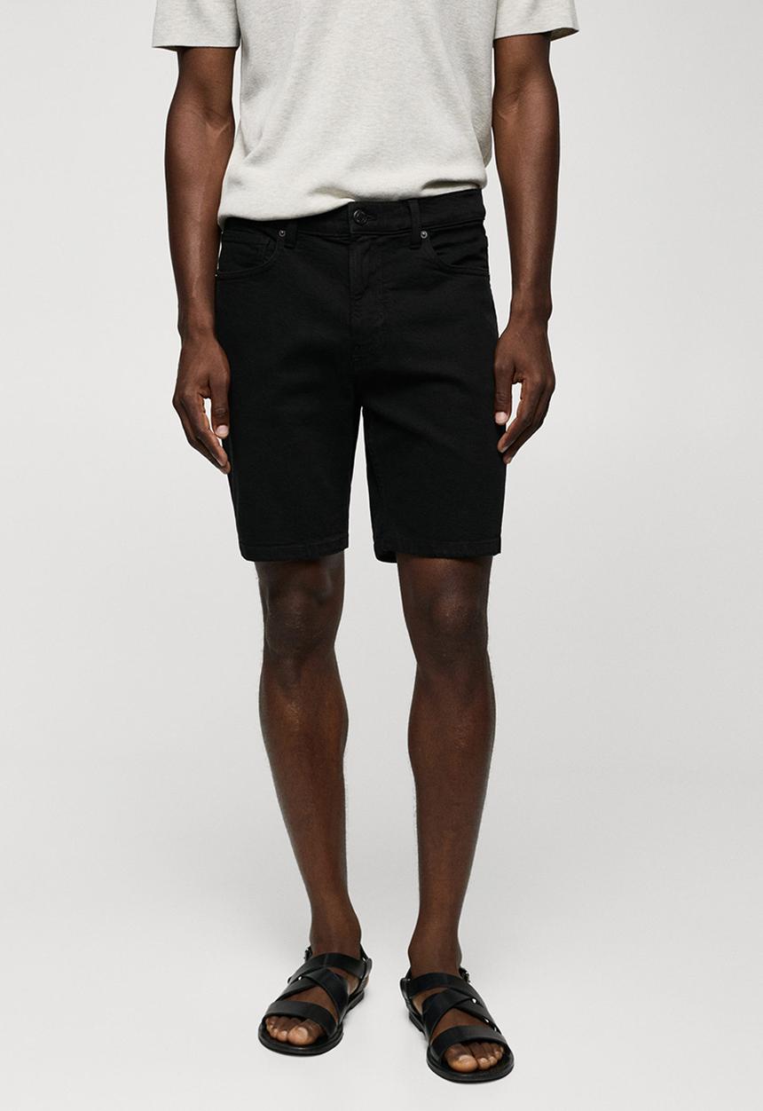 MANGO - Bermuda shorts jarod - black