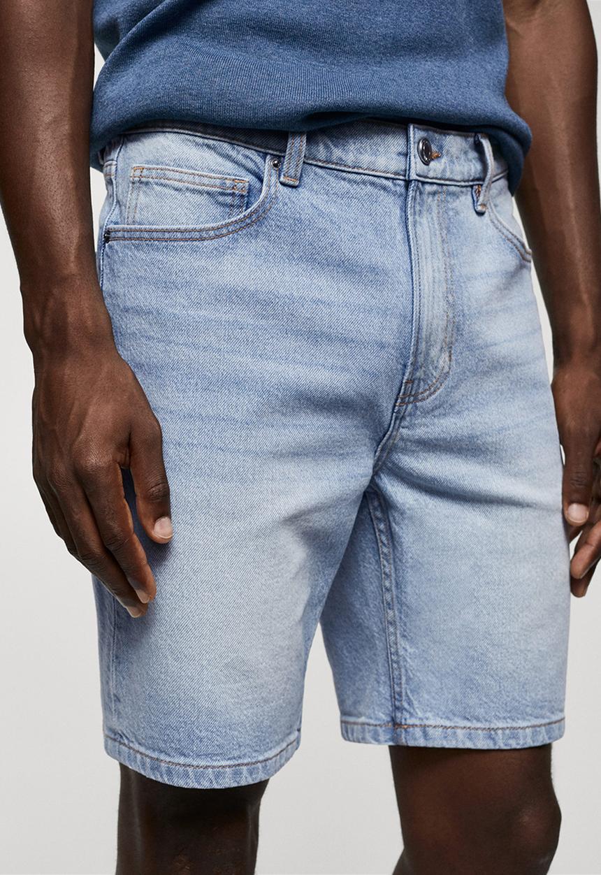 MANGO - Bermuda shorts jarod - light blue