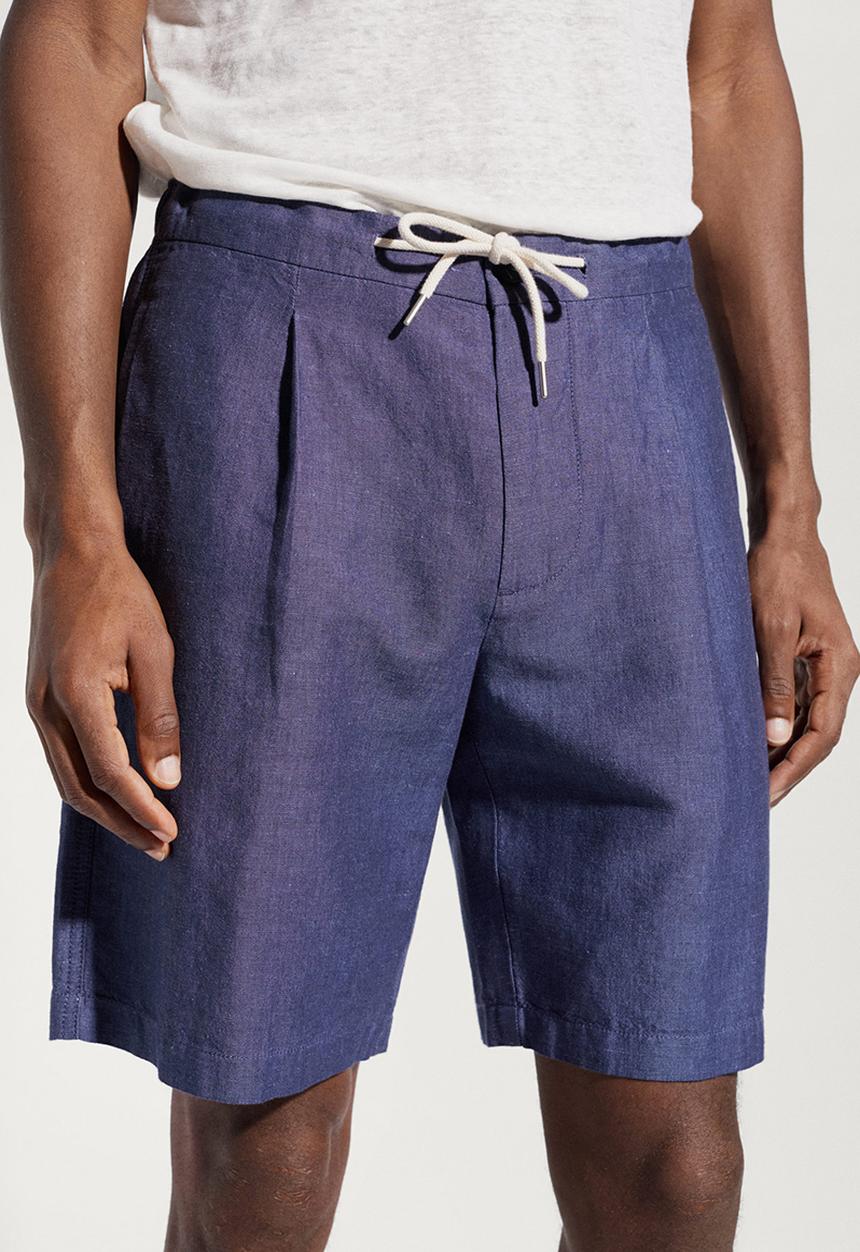MANGO - Bermuda shorts alfonso - navy