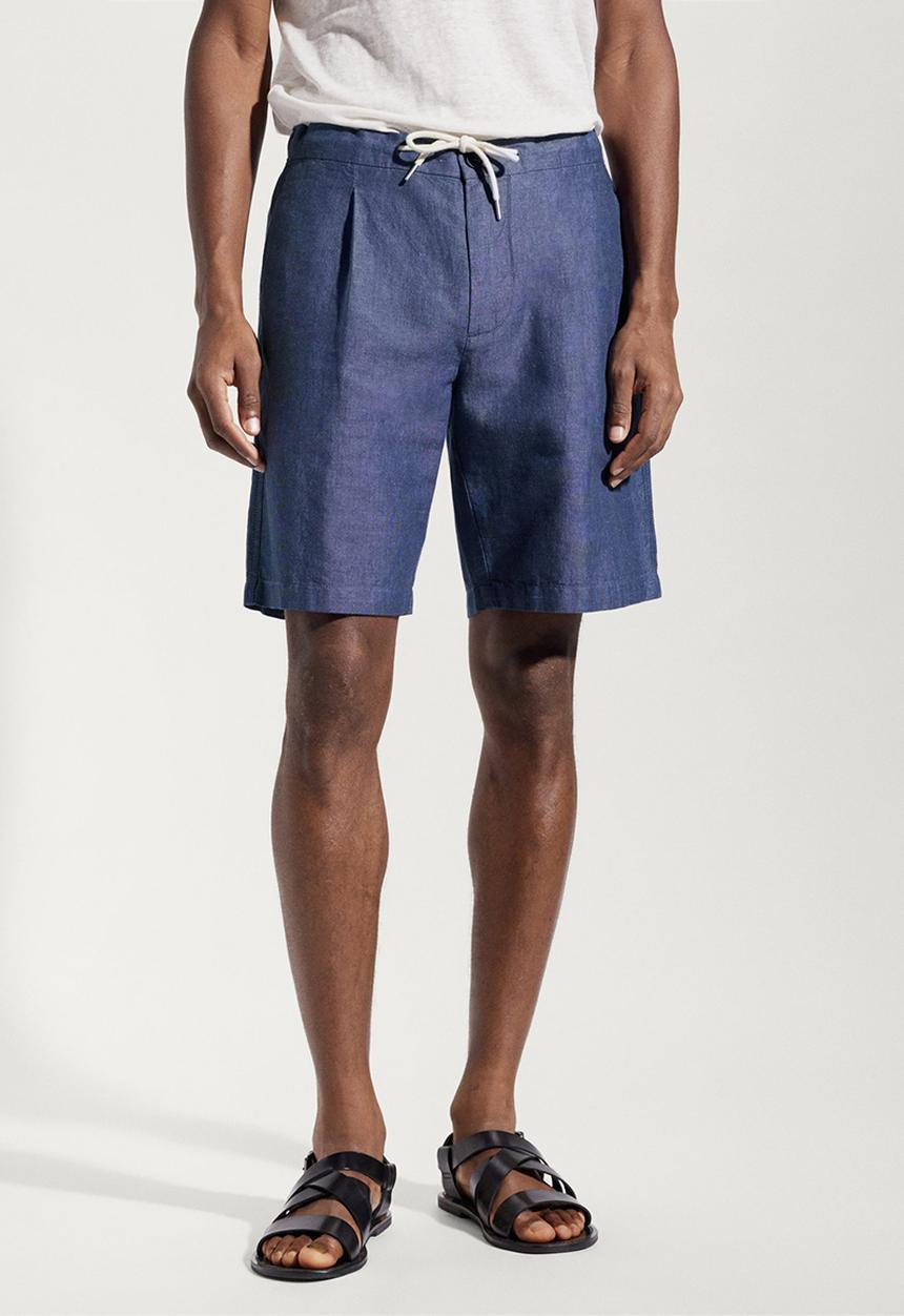 MANGO - Bermuda shorts alfonso - navy