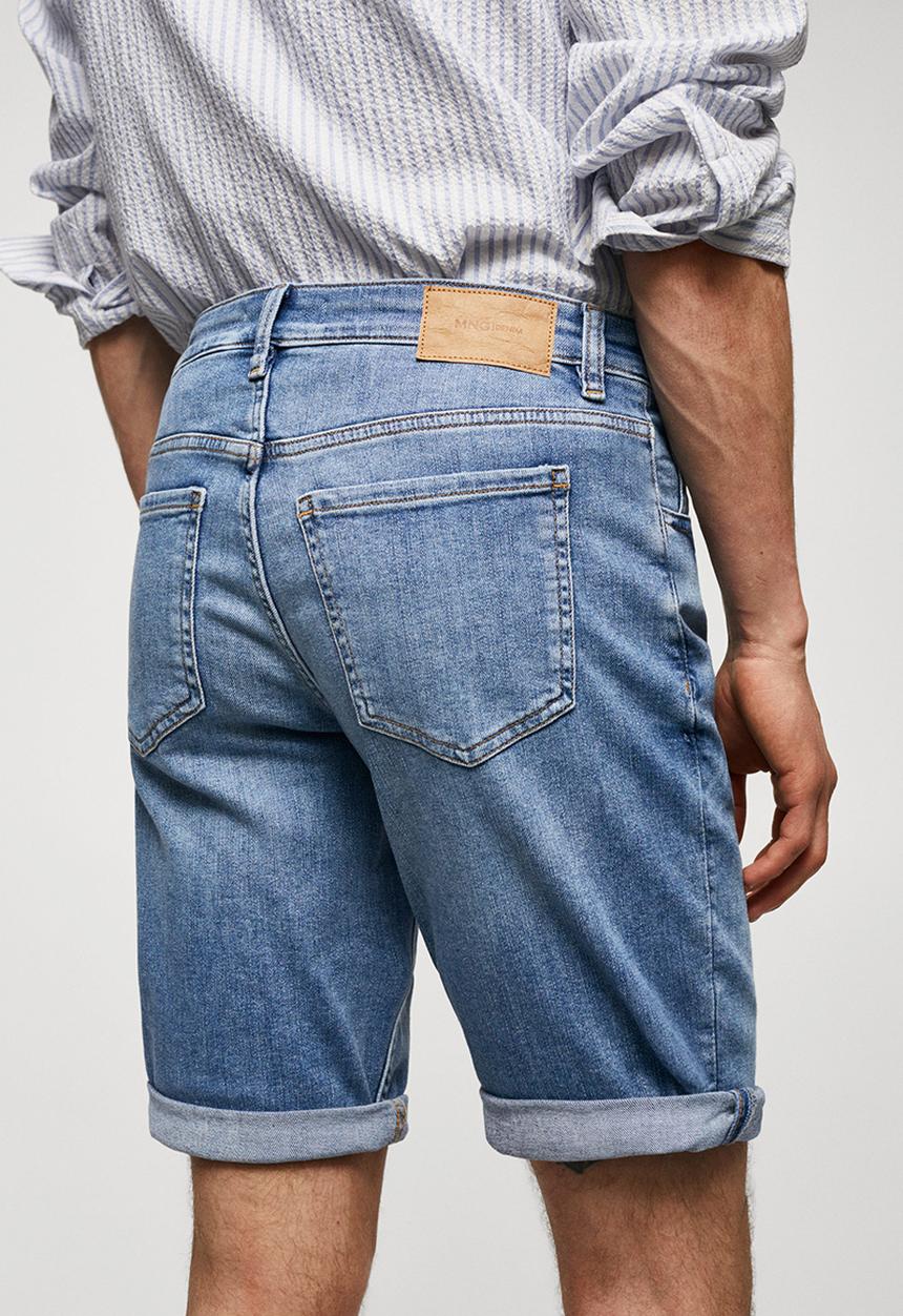 MANGO - Bermuda shorts rock - blue