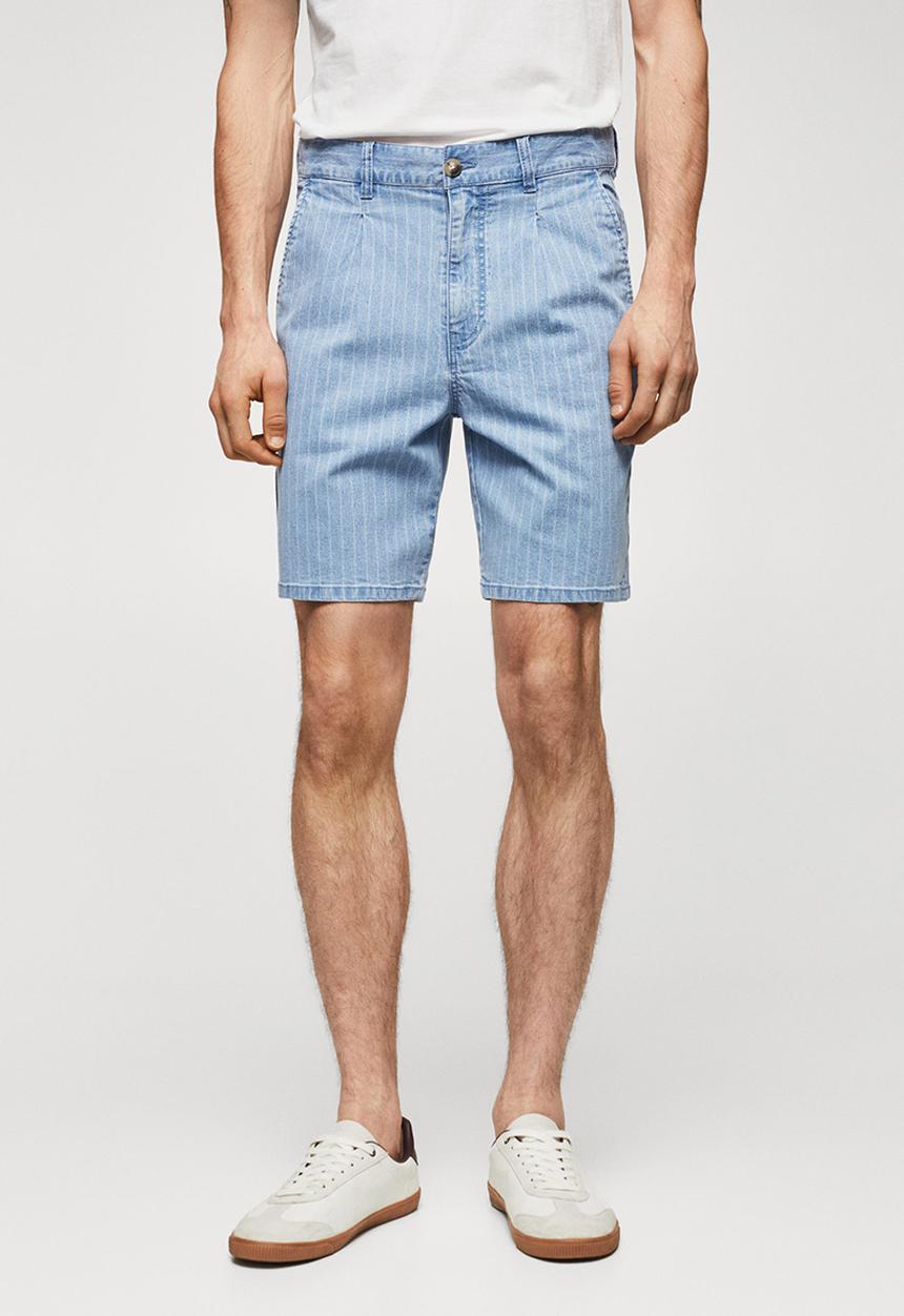 MANGO - Bermuda shorts parasol - denim blue