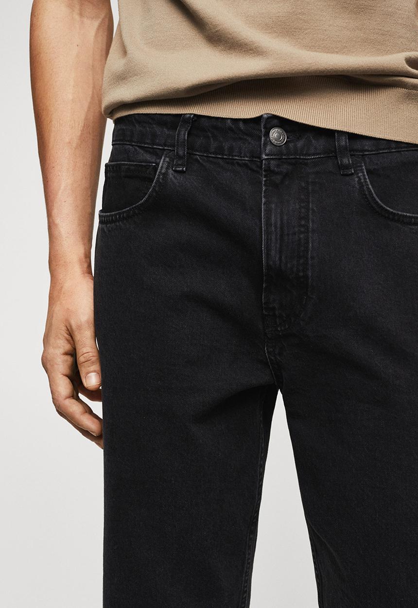 MANGO - Jeans sam - black denim
