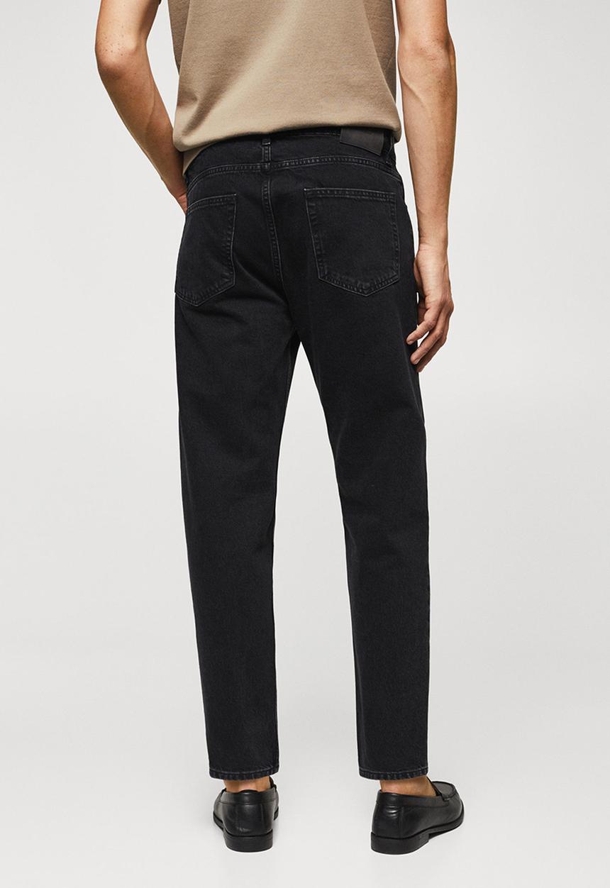 MANGO - Jeans sam - black denim