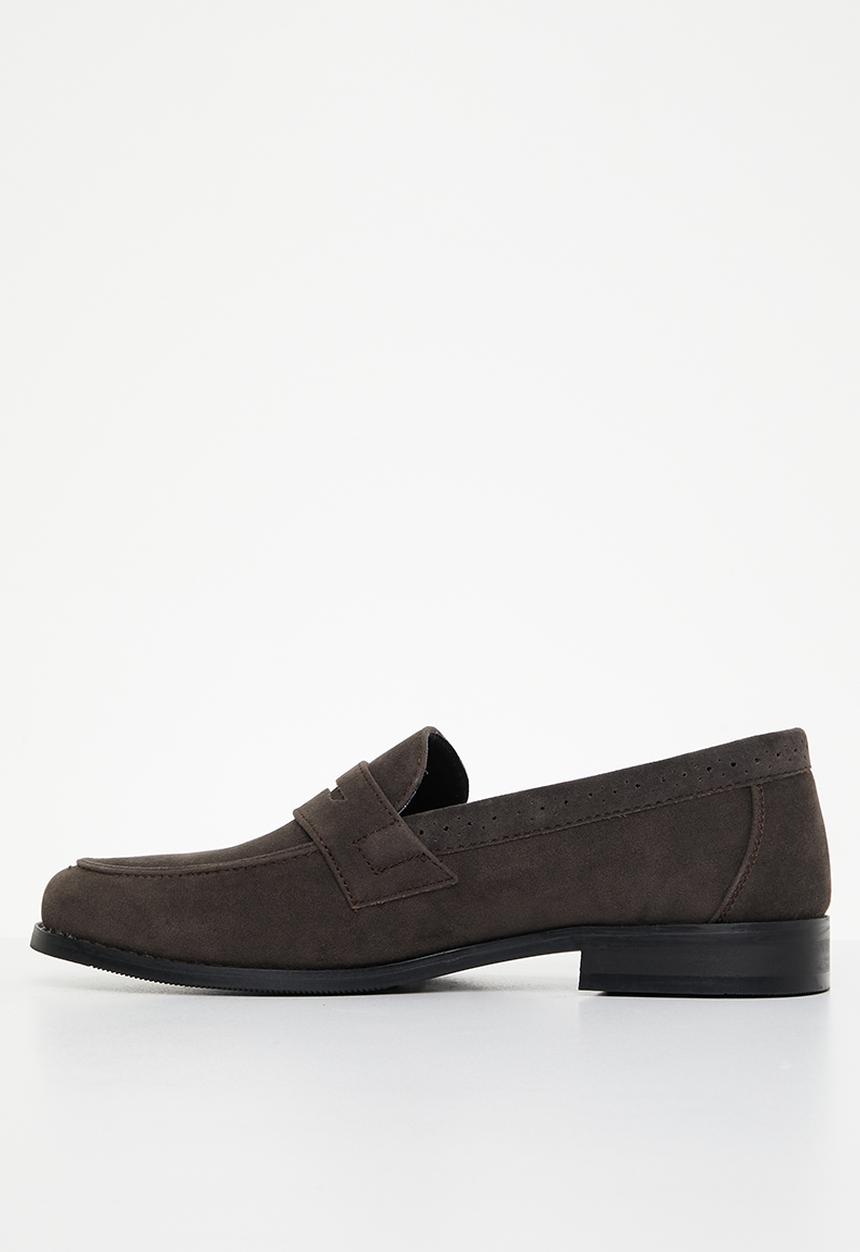 PC - Crouch suede slip on - espresso suede