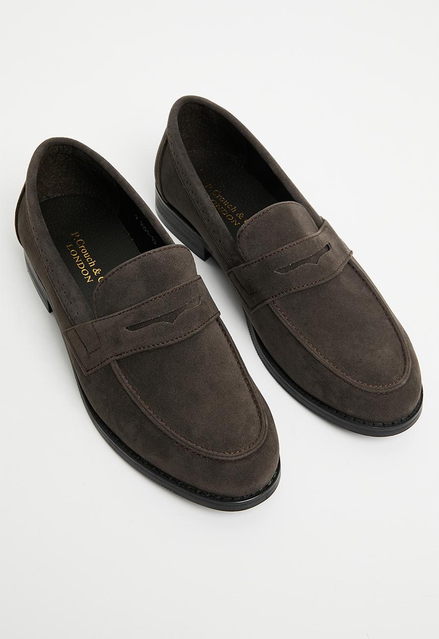 PC - Crouch suede slip on - espresso suede