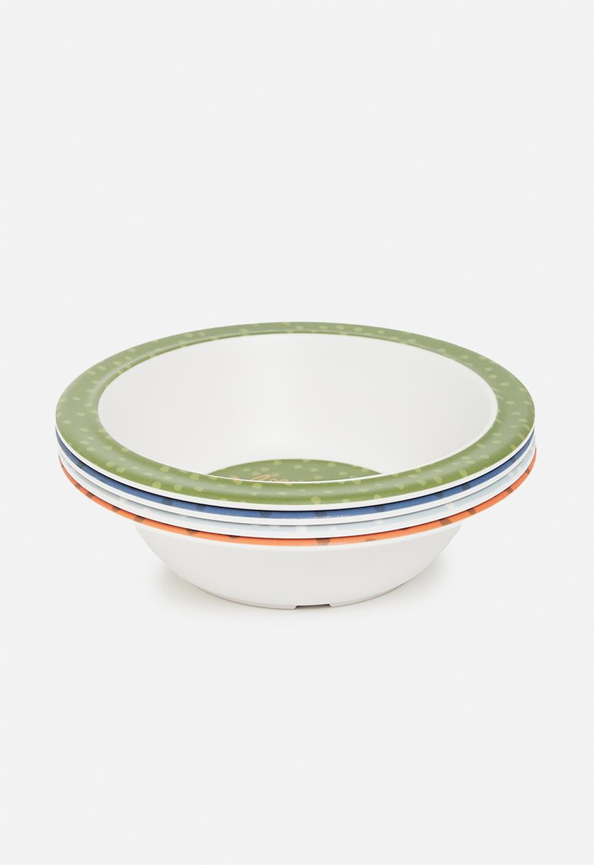 H&S - Safari bowl set of 4 - multi