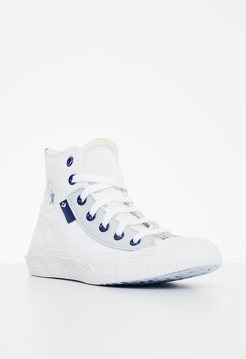 Converse - Chuck taylor alt star retro sport block hi - white / blue / ghosted