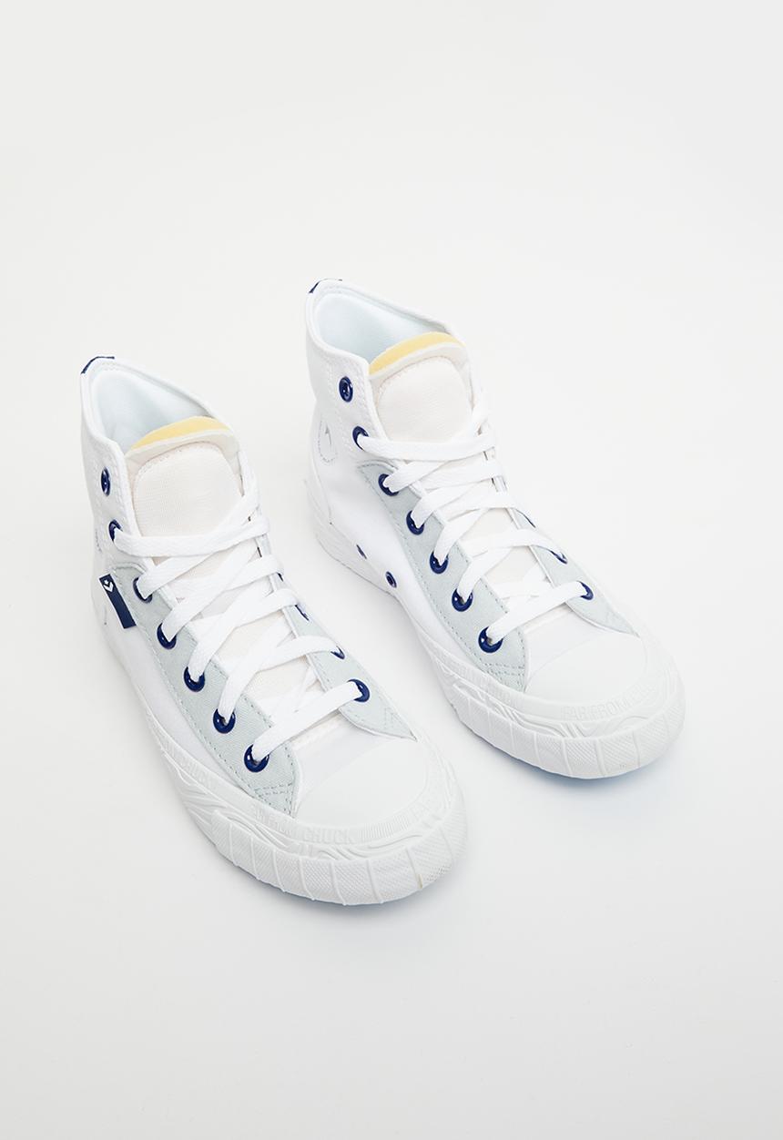 Converse - Chuck taylor alt star retro sport block hi - white / blue / ghosted