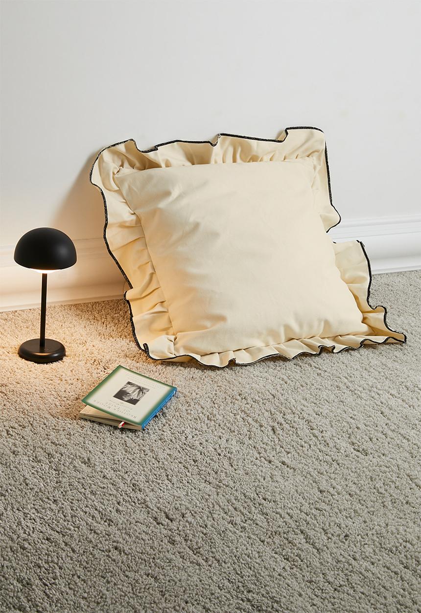 Sixth Floor - Dunta cushion cover - ivory & black