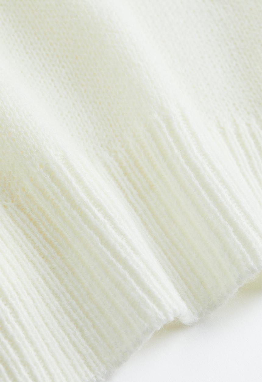H&M - V-neck jumper - cream 