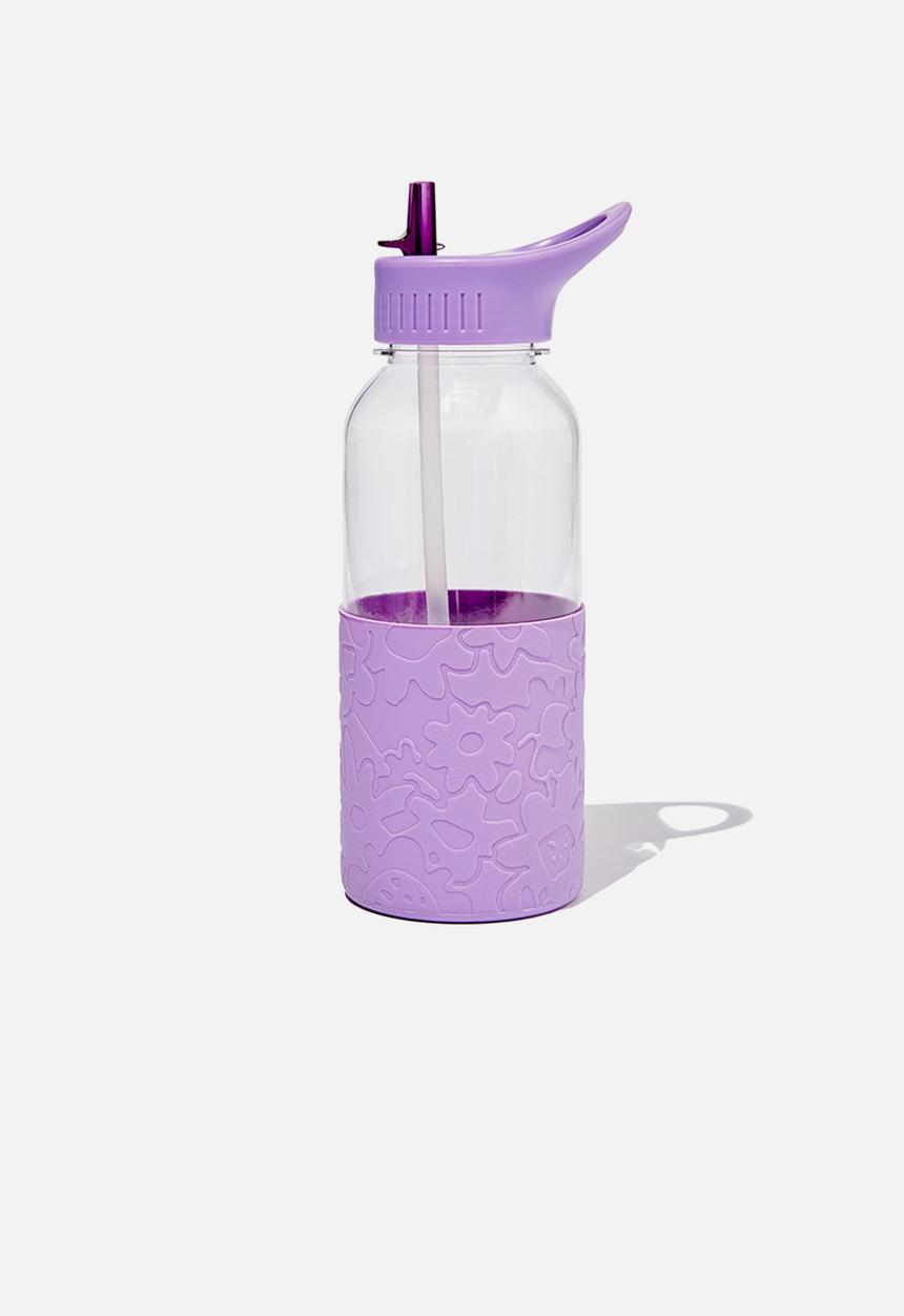 Typo - Premium drink it up bottle - post it purple ezra floral