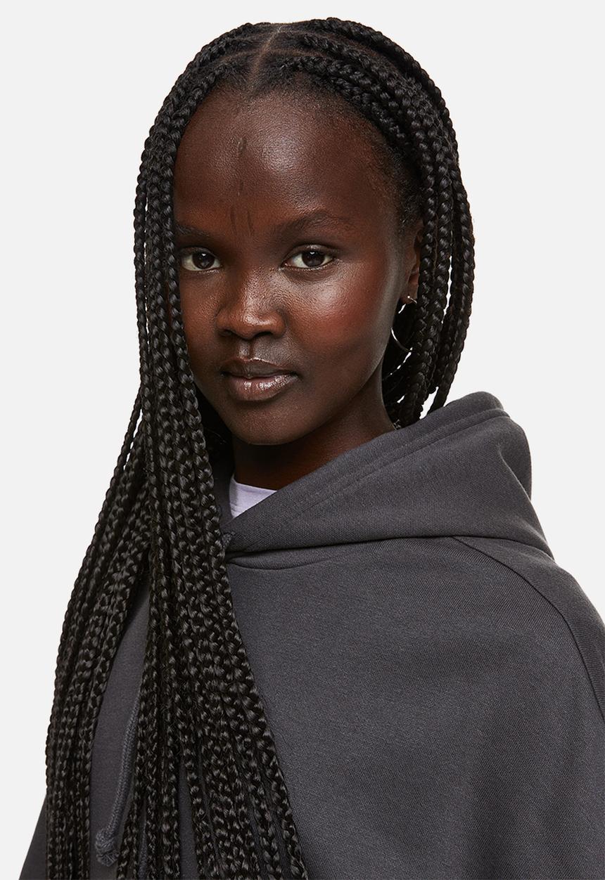 H&M - Oversized hoodie - dark grey