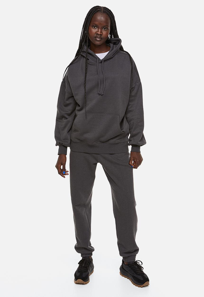 H&M - Oversized hoodie - dark grey
