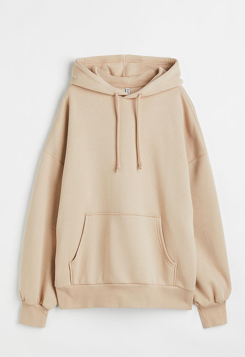 H&M - Oversized hoodie - beige