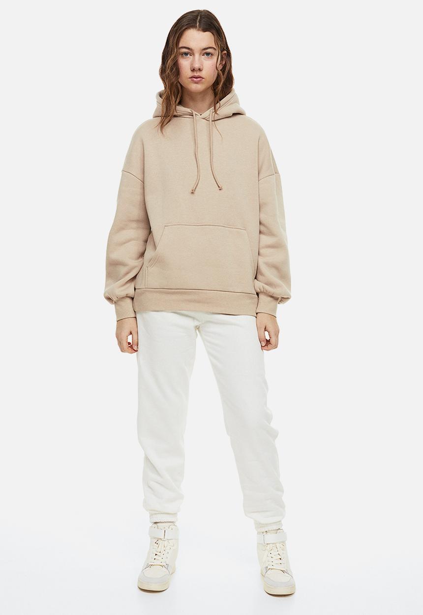 H&M - Oversized hoodie - beige