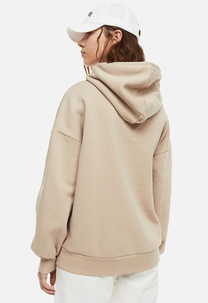 H&M - Oversized hoodie - beige
