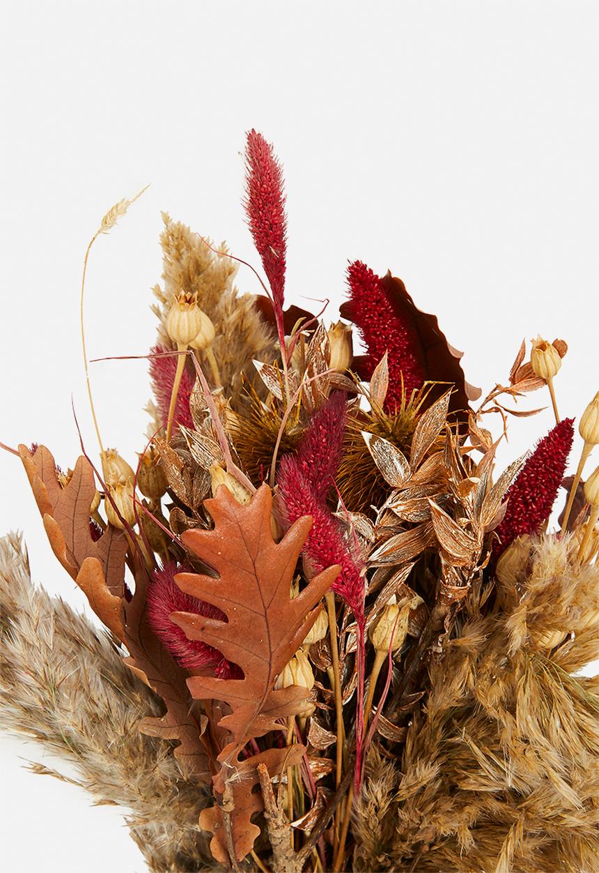 H&S - Dried flowers mixed bunch - red