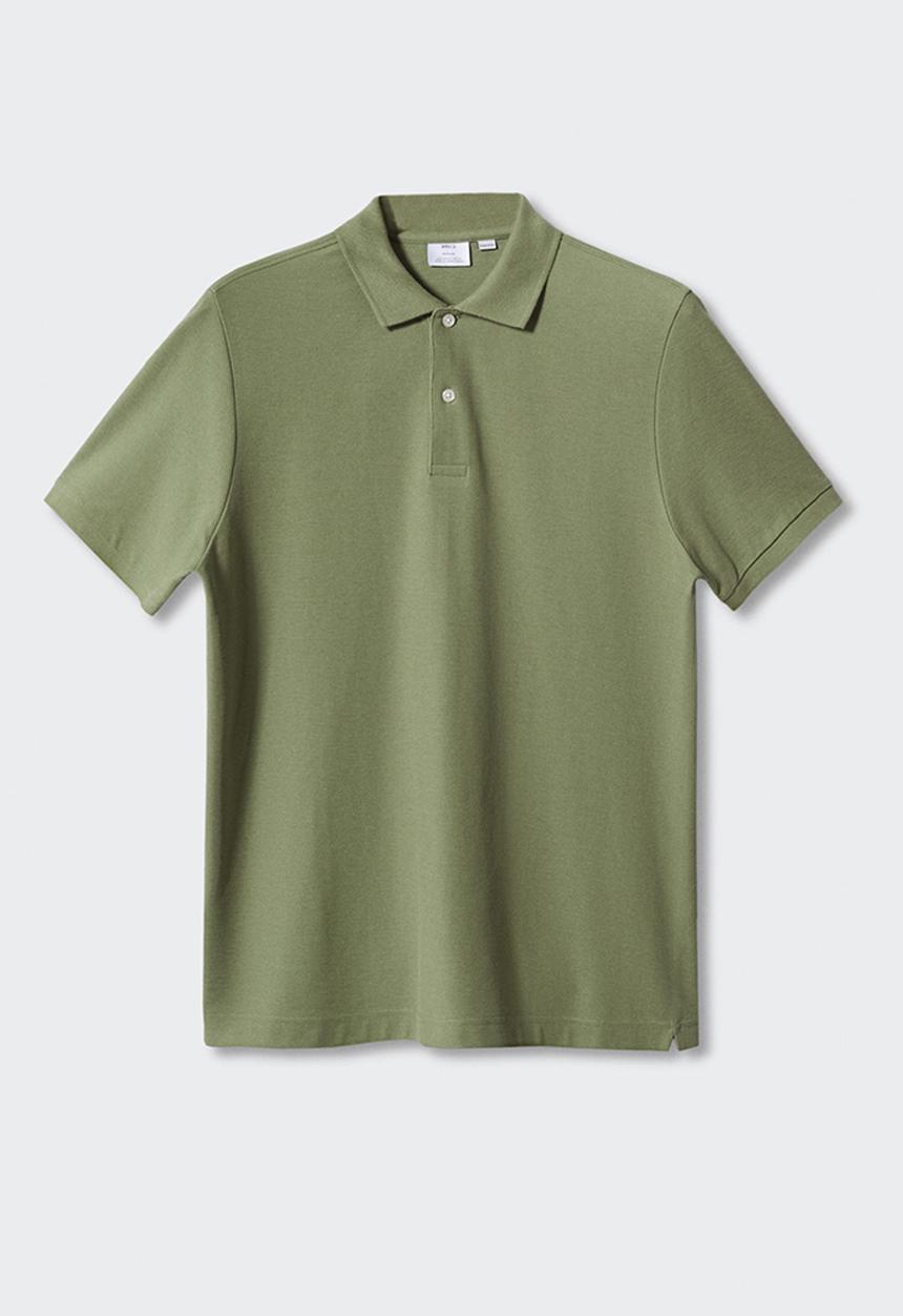 MANGO - Polo shirt rea - khaki