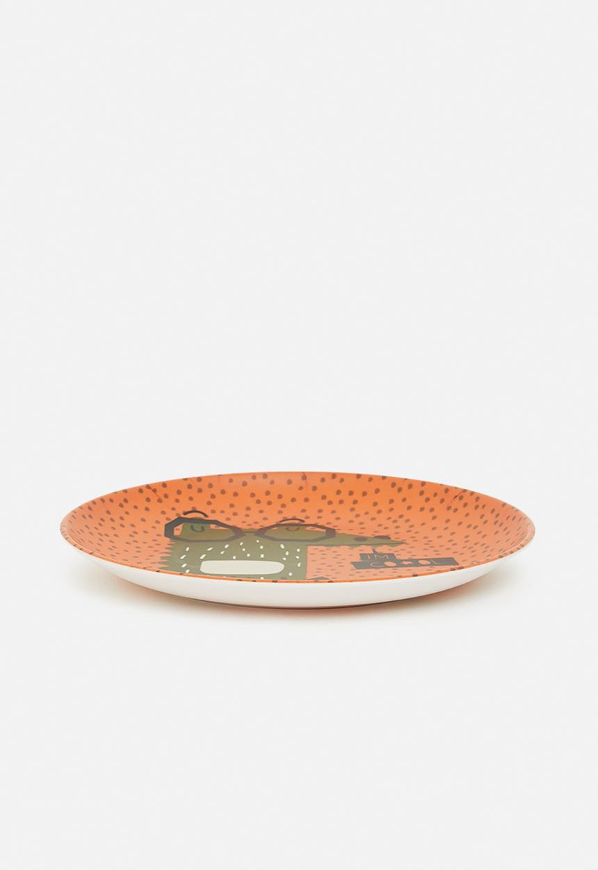 H&S - Safari plate set of 4 - multi